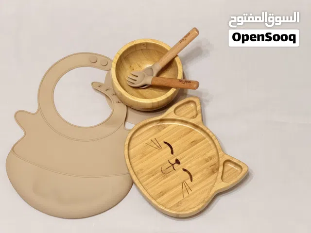 Baby bamboo feeding set