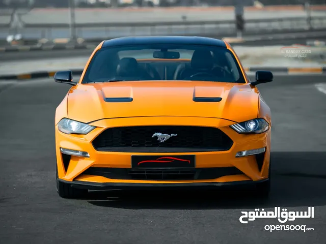 FORD MUSTANG — ECOBOOST — AUTOMATIC ORANGE BLACK EXCELLENT CONDITION REDUCED PRICE