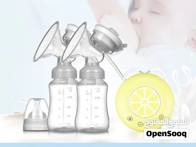 جهاز شفط الحليب النسائي الكهربائي قطعتين شفط رضاعتين اصلي و مكفووول شفاط حليب طبي