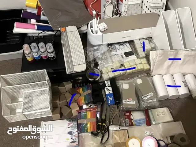 جهاز كريكت ميكر + طابعة ابسون L3250 ومستلزمات