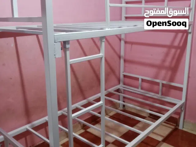 فوررررررى سرير حديد بملل دورين وبالسلم والحاجز Furniture oh