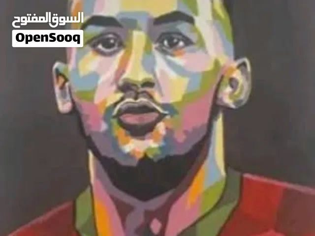 لوحة مرسومة على التوب.