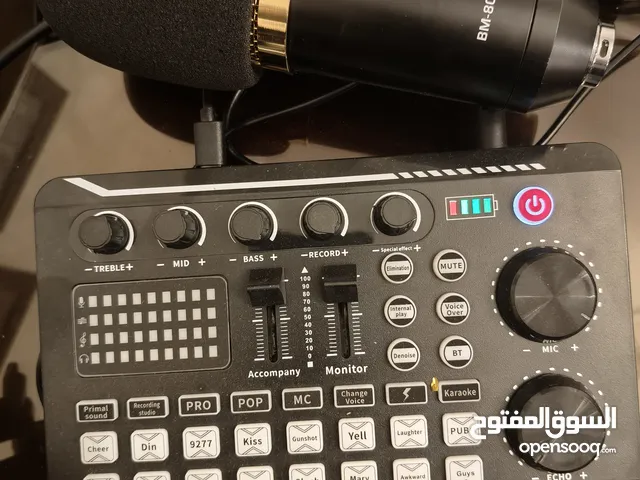 مايك احترافي نوع BM800 جديد تماما مع مكسر