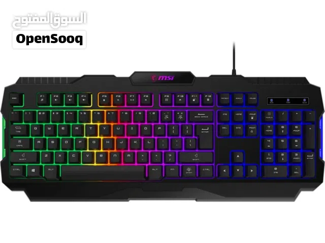 كيبورد سلكي ديسكتوب MSI FORGE GK100 DESKTOP WIRED MEMBRANE KEYBOARD USB