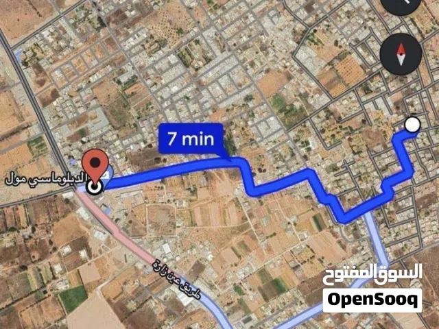 ارض 570 متر للبيع تبعد عن الدبلوماسي مول 7 دقائق