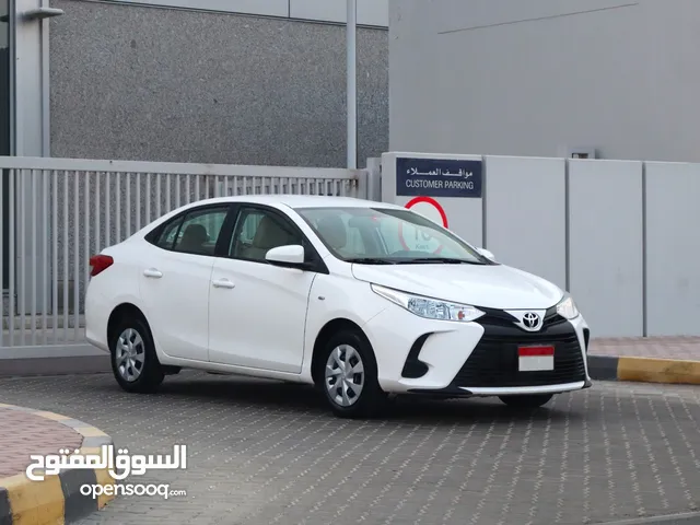 Toyota yaris 2022 Gcc cruise control, sensors تويوتا ياريس 2022 خليجي مثبت سرعة حساسات خلفيه بحاله