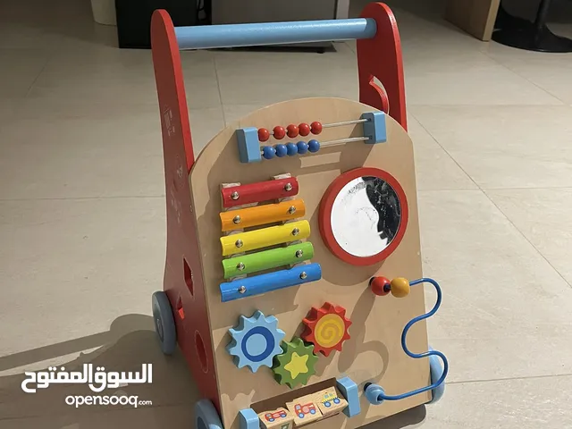 Wooden baby walker