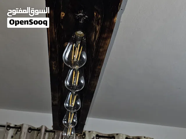 اضائة خشب طبيعي