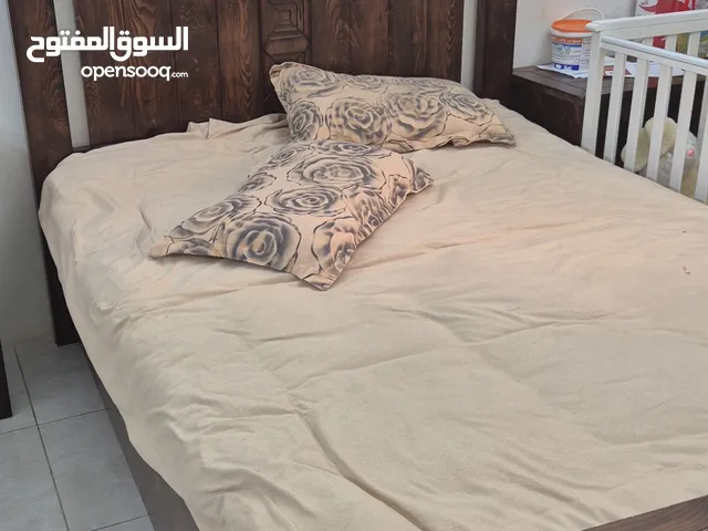 سرير دبل مع المترس
