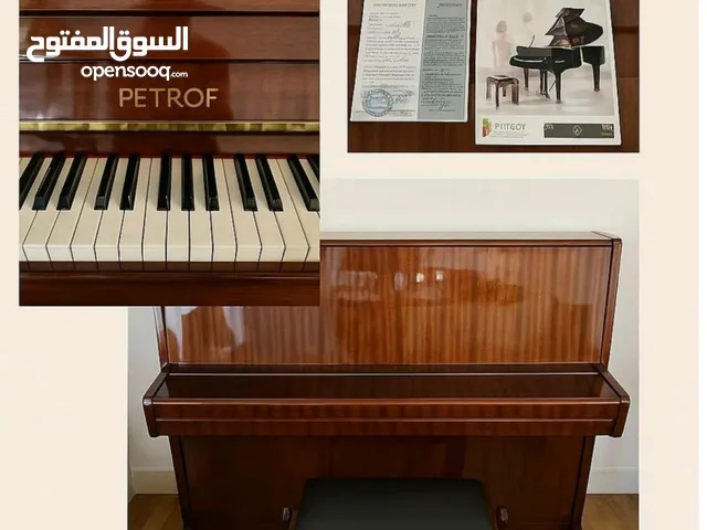 Authentic PETROF Piano right,  Included with Yamaha chair crafted from wood + genuine