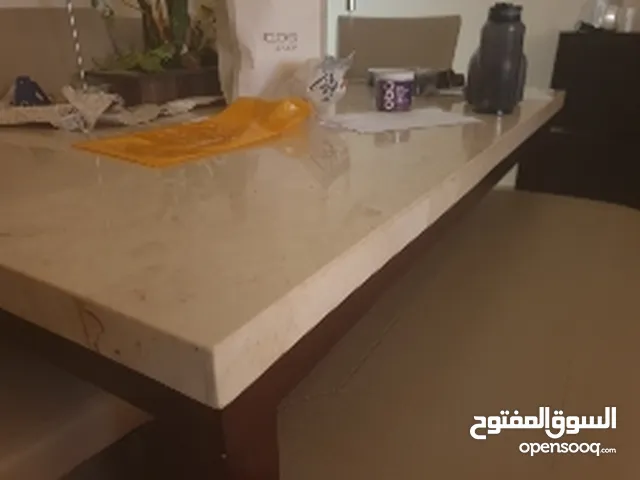 dining table natural marble home center طاولة سفره رخام طبيعي