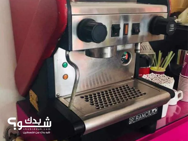 متوفر ماكينة قهوة اسيبريسو مع مطحنة قهوة و سخان   فقط ب3000 شيكل
