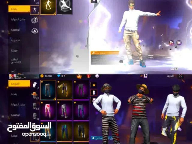 حساب فري فاير للبيع بسعر مغري سبب البيع اعتزال