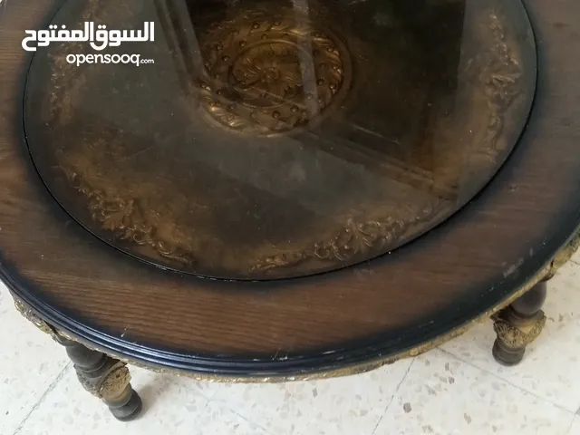 موجود طقم طاولات ملوكي خشب زان وكاله اشي فخم مستخدم بسيط جدا الله يبارك لصاحب النصيب