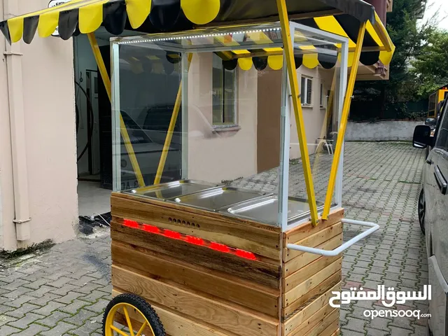 صفر، عربة متنقلة أنيقة مصنوعة يدويًا من خشب الصنوبر بطول cm 110