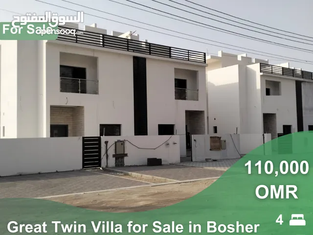 Great Twin Villa for Sale in Bosher  REF 906TA