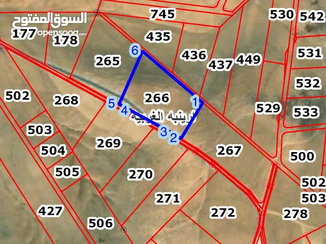 قطعة مميزة أرينبة الغربية 7 دقائق من جسر المطار واصل جميع الخدمات