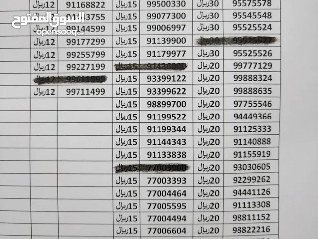 Omantel VIP mobile numbers in Muscat