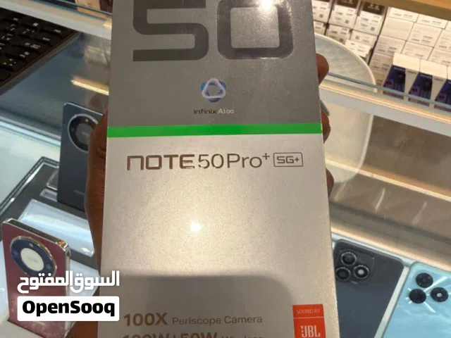 Infinix note 50 pro plus 5G (256/12) انفنكس نوت 50 برو بلص