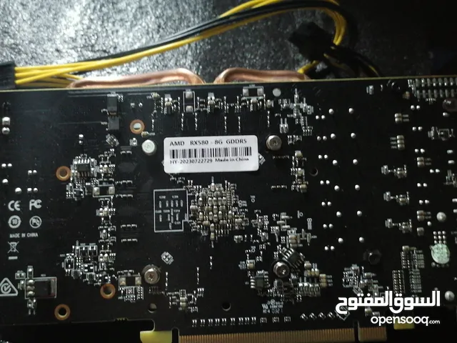 كرت شاشه حاسبه بي سي جديد اسم AMD RX 580 وحجم كرت شاشه