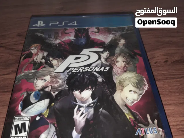 للبيع لعبة Persona 5 للـ PS4 - بحالة ممتازة جداً