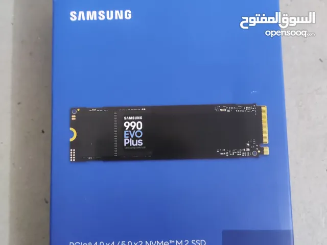 تخزين و رام (جديد) SSD nvme m.2 Samsung 990 EVO Plus RAM 32GB (16×2) 6000mt CL36