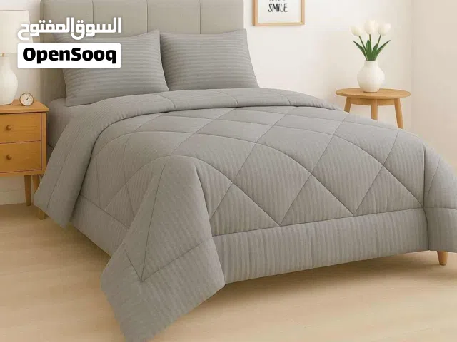 كفر سرير مع وجهين مخدة وكفر فرشة للبيع