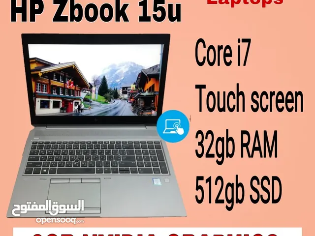 TOUCH HP ZBOOK 2GB GRAPHICS CORE I7 32GB RAM 512GB SSD 15.6 INCH TOUCH SCREEN