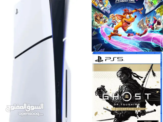 ps5 slim مع لعبتين مجاناً