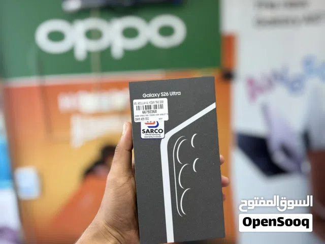 Samsung Galaxy S26Ultra 25GB OFFICIAL ARABIC VERSION SARCO Warranty brand New