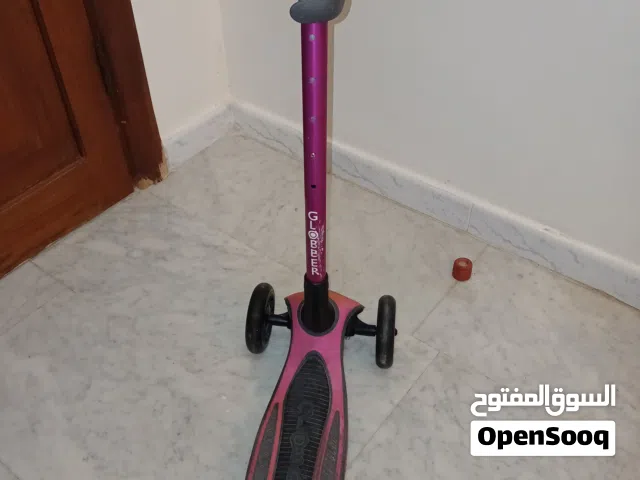 سكوتر اطفال عجلين أمامية(عجلات متحركة يمين شمال مع زمبركات )ستينلس ستيل وكاتشوك مقوى