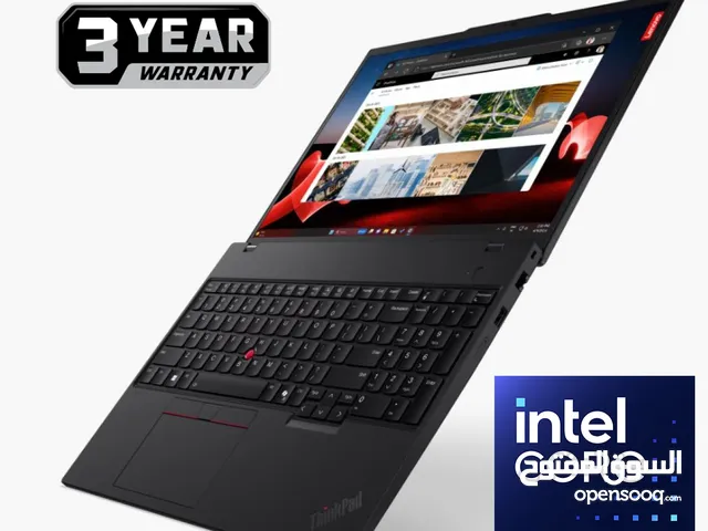 ThinkPad T16 Gen 4, Intel Ultra 7 265H, 32GB DDR5-5600, 2TB SSD M.21  16 inch ,كفاله 3 سنوات وكالة