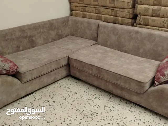 صالون حرف L مستعمل خالي من العيوب نظيف