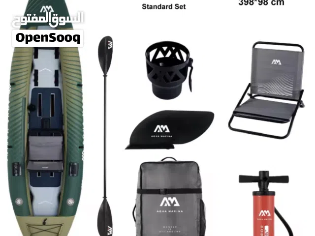 كاياك Aqua Marina شبه جديد + كامل الملحقات (مجداف، مضخة، كرسي) – جاهز للاستخدام