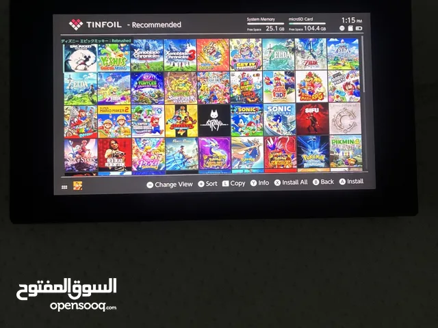 ننتيندو switch جديد ونظيف محكر متجر ألعاب مجاني و في كل ال ألعاب