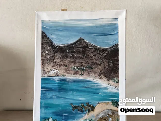 Beautiful camels and jables painting. Free delivery provided. Comes without frame.