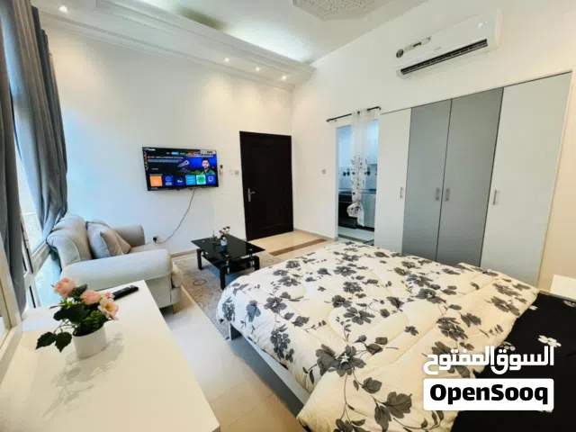 Brand new Furnished studio for rent in Khalifa City A Opposite Horizon school  Number (1) Vila (8