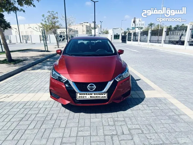 NISSAN SUNNY 2023 RED FOR SALE
