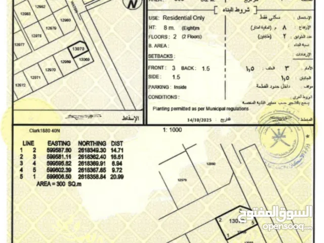 Residential Land for Sale in Al Batinah Barka