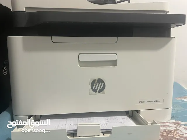 طابعه الوان  ليزر hp حاله ممتازه تطبع  من الموبايل مباشره