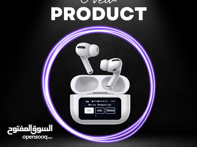 Airpods Pro (2nd) GeneratWith Digital Display -Touch Screen-ANC And Transparency- High Quality Sound