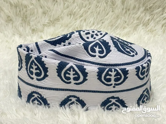كمة عمانية مميزة خياطة يد نص نجم