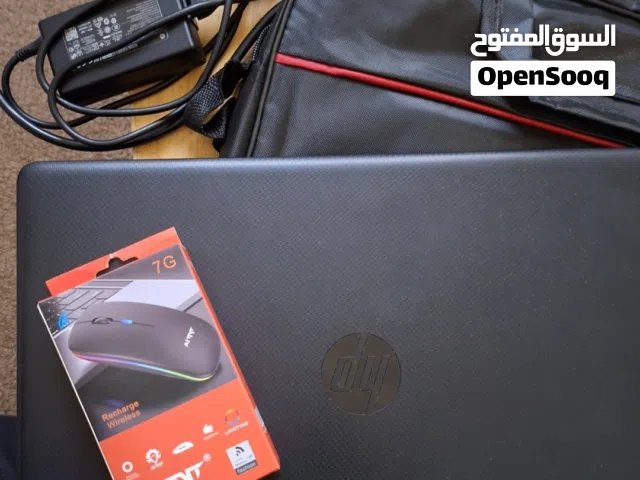 لابتوب hp 8gb Ram - مناسب لطلاب الجامعات والاعمال المكتبية - مع حقيبة وماوس مجانا