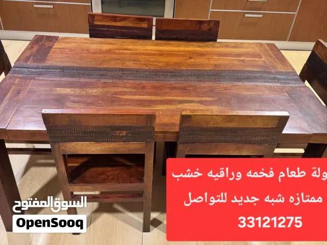 للبيع طاولة طعام فخمه وراقيه لسته أشخاص