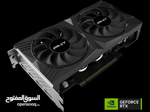 PNY GeForce RTXTM 4060 8GB VERTOTM Dual Fan DLSS 3 كرت شاشة جديد مكفول بسعر حرق