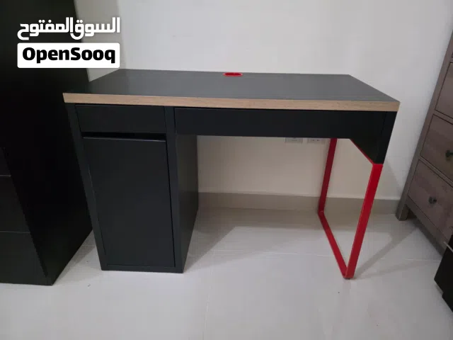 stylish modern study desk black and red