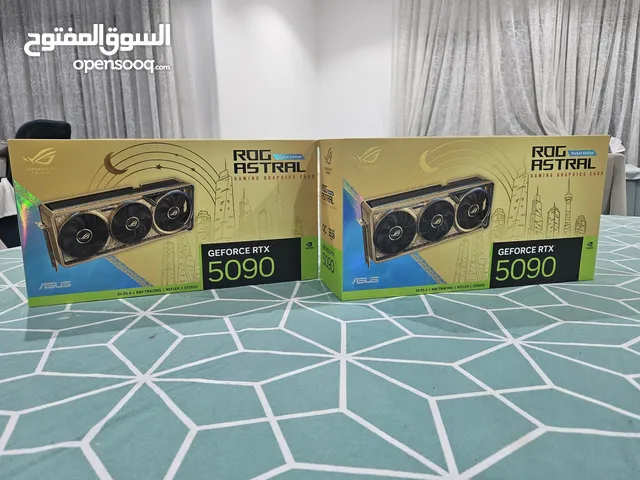 Asus ROG Astral GeForce RTX 5090 Dhahab OC Limited Edition 32GB GDDR7 النسخة الذهبية المحدودة
