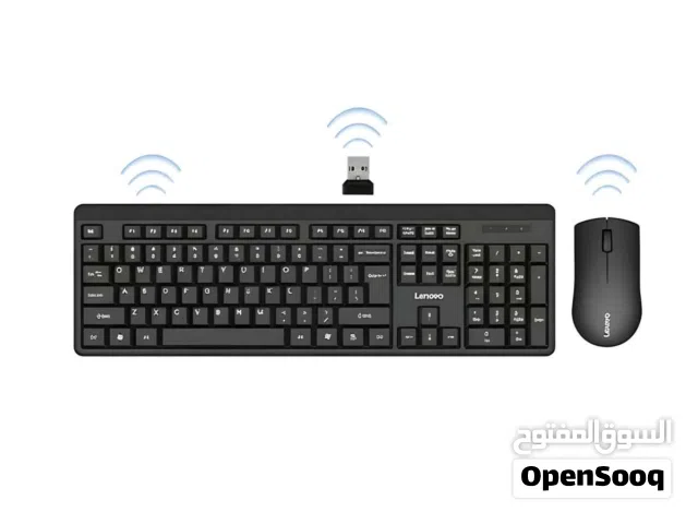 Lenovo KN210 Wireless Keyboard & Mouse Combo مجموعة كيبورد وماوس لاسلكية