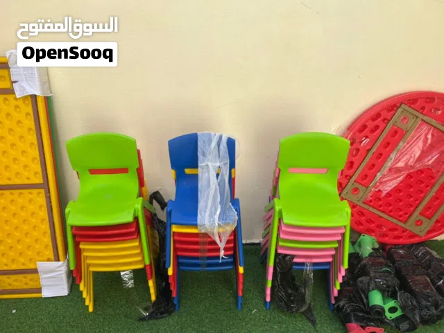 اثاث روضة 230 كرسي و 5 طاولات