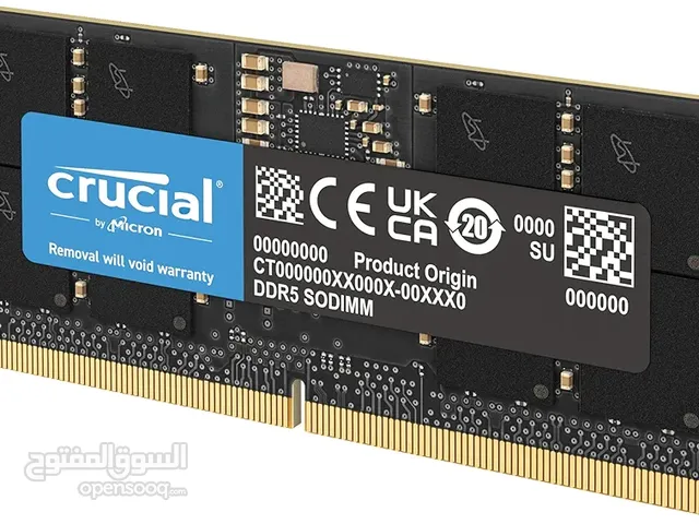 Crucial16gb ram ddr5 5600hz for laptop